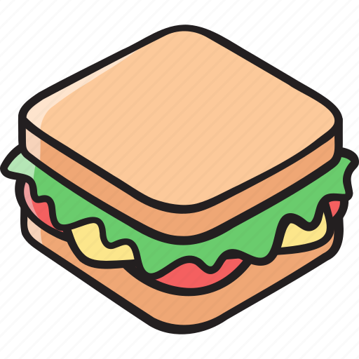 Sandwich, meal, lunch, food, bread icon - Download on Iconfinder