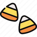 candy corn, confection, sweet, snack, treat, food