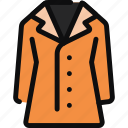 coat, fashion, apparel, overcoat, clothes