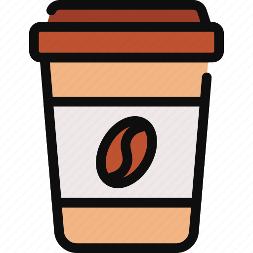 Coffee, takeaway, cafe, cup, hot beverage, hot drink icon - Download on Iconfinder