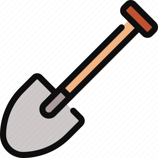 Shovel, spade, digging, trowel, tool, equipment icon - Download on Iconfinder