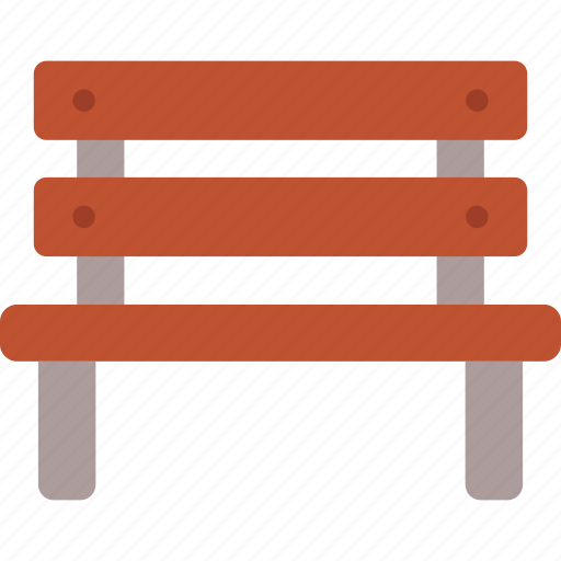 Bench, seat, long chair, park, furniture icon - Download on Iconfinder