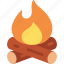 campfire, firewood, fireplace, bonfire, flame, camping 