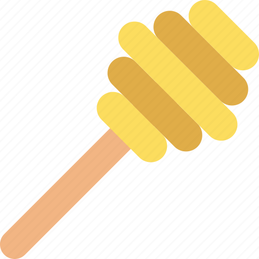 Honey stick, honey dipper, food, sweet, healthy, apiary icon - Download on Iconfinder
