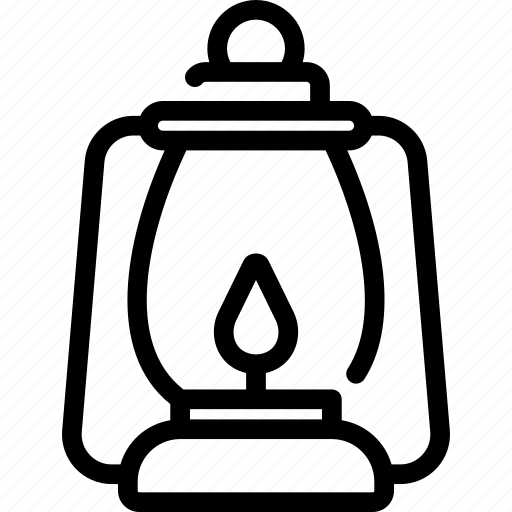 Lantern, oil lamp, kerosene lamp, gas lamp, illumination icon - Download on Iconfinder