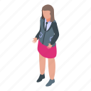 skirt, school, uniform, isometric