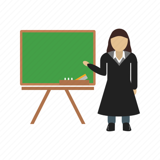 Female, person, professor, teacher, whiteboard, woman, writing icon - Download on Iconfinder