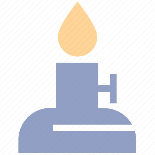 Burn, candle, education, fire, learning, physics, science icon - Download on Iconfinder