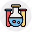 experiment, flask, lab, laboratory, liquid, science, test tube 