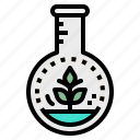 biology, education, experiment, flask, sprout