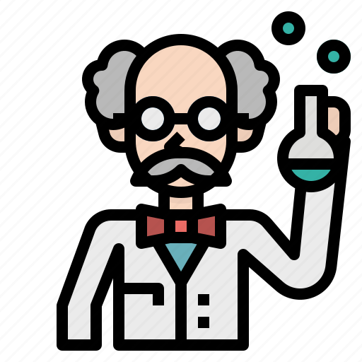 Flask, lab, man, research, scientist icon - Download on Iconfinder