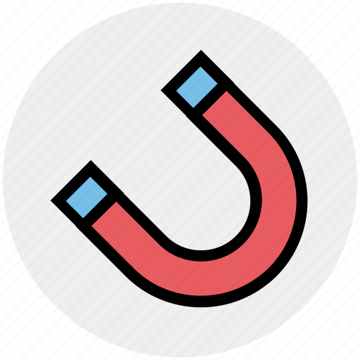 Attraction, u shaped, magnet, physics, science, horseshoe magnet icon - Download on Iconfinder