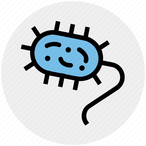 Bacterium, biology, medicine, science, virus icon - Download on Iconfinder