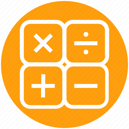 Calculate, calculator, count, education, math, operation, science icon - Download on Iconfinder