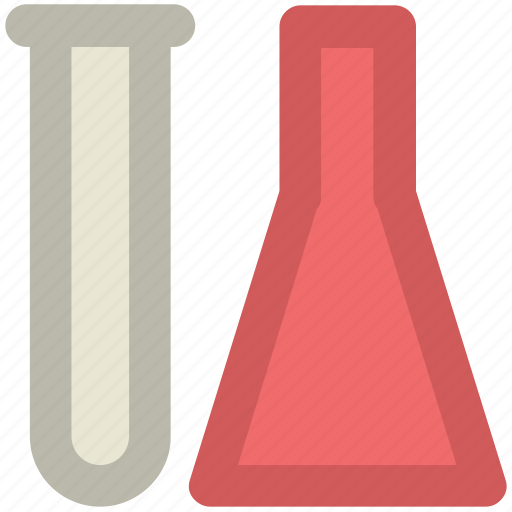 Conical flask, culture tube, lab accessories, lab flask, lab glassware, sample tube, test tube icon - Download on Iconfinder