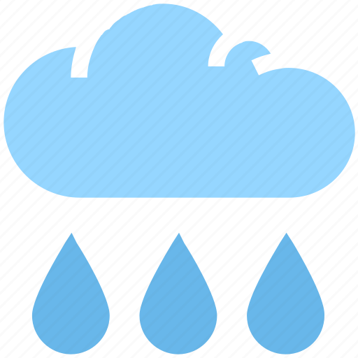 Cloud, drops, rain, rain drops, raining, sky, weather icon - Download on Iconfinder