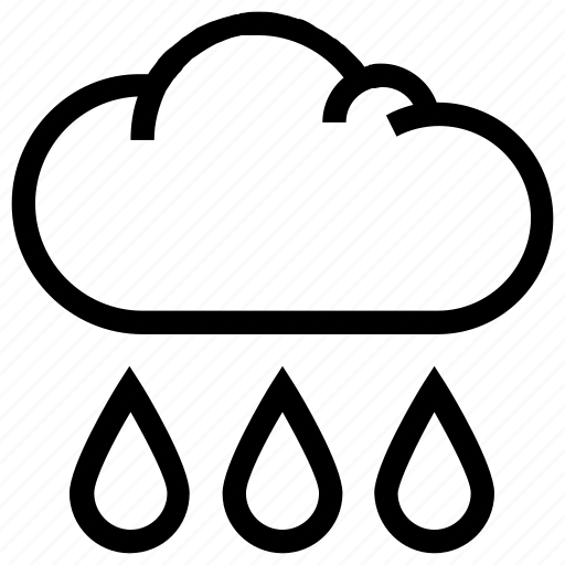 Cloud, drops, rain, rain drops, raining, sky, weather icon - Download on Iconfinder