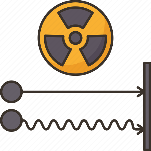 Radiation, spectrum, wave, ray, physics icon - Download on Iconfinder