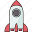 rocket, launch, space, spaceship, discovery 