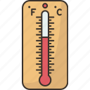 thermometer, temperature, celsius, fahrenheit, scale