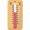 thermometer, temperature, celsius, fahrenheit, scale