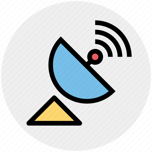 Antenna, communication, dish, satellite, signals, spreading, tower icon - Download on Iconfinder
