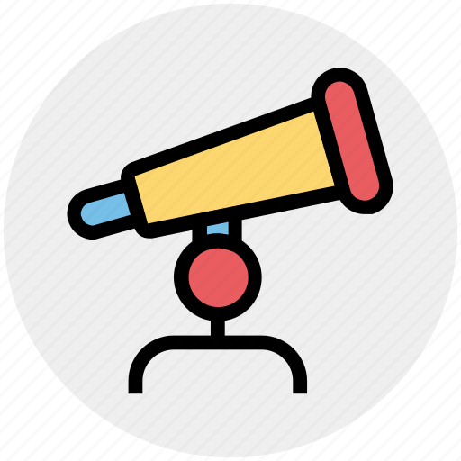 Astronomy, planetarium, science, spyglass, telescope, view, vision icon - Download on Iconfinder