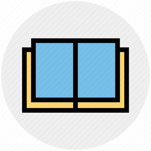 Book, education, open book, read, science, study, teaching icon - Download on Iconfinder