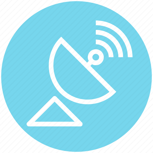 Antenna, communication, dish, satellite, signals, spreading, tower icon - Download on Iconfinder