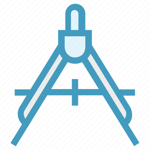 Compass, draw, education, geometry, math, school, science icon - Download on Iconfinder