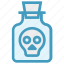 bottle, deadly, poison, potion, skull, toxic, weaponry