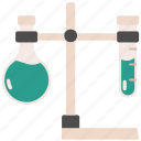 experiment, lab, flask, analysis, chemistry, laboratory, research, science, test, tubes