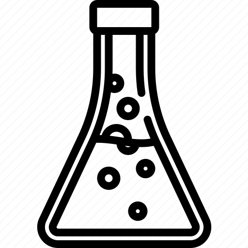 Erlenmeyer, flask, test, tubes, biology, chemistry, experiment icon - Download on Iconfinder