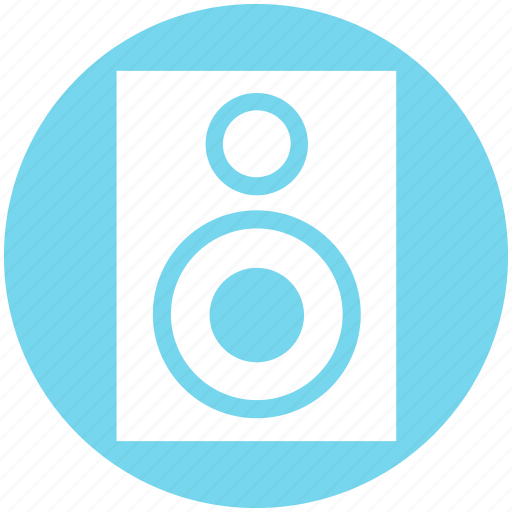 Electronics, music, sound, speaker, subwoofer, woofer icon - Download on Iconfinder
