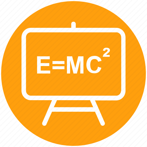 Education, einstein formula, emc2, formula, physics, science, science formula icon - Download on Iconfinder