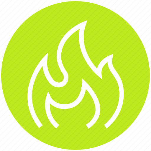 Burning, fire, firing, flame, heat, hot, science icon - Download on Iconfinder