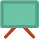 black board, easel, projection screen, whiteboard, writing board