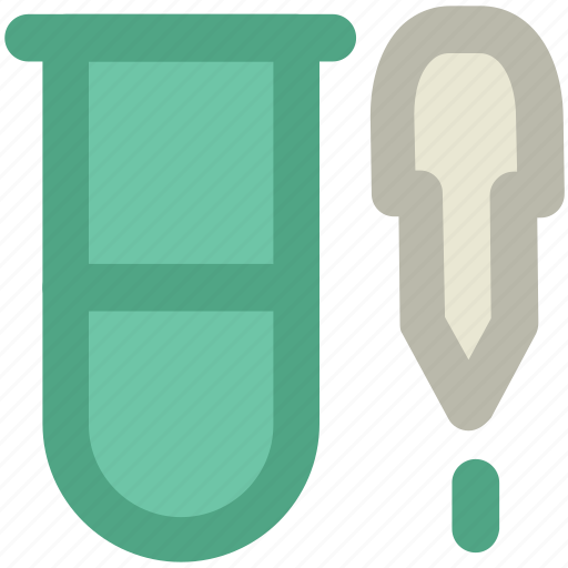 Chemical dropper, dropper, lab test, laboratory tool, pipette, sample tube, test tube icon - Download on Iconfinder