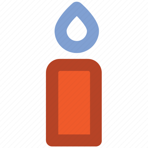 Burning candle, candle, candle flame, church candle, wax candle icon - Download on Iconfinder