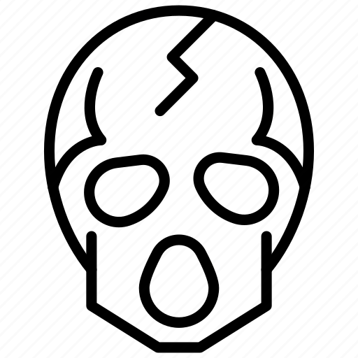 Skeleton, skull, danger, mask, human head icon - Download on Iconfinder