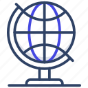 table globe, earth, sphere, orbit, map
