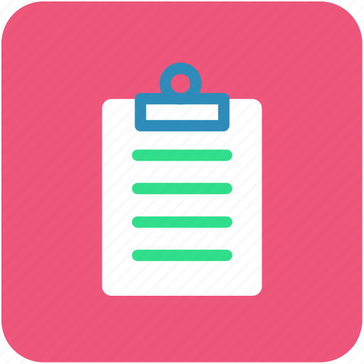Clipboard, list, memo, notation, note icon - Download on Iconfinder