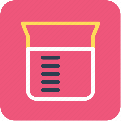 Beaker, experiment, lab test, laboratory equipment, measuring cup icon - Download on Iconfinder