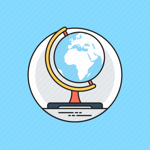 Desk globe, geography, globe, map, table globe icon - Download on Iconfinder