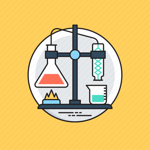 Chemical experiment, chemical reaction, chemistry lab, lab research, test flask icon - Download on Iconfinder