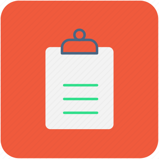 Clipboard, list, memo, notation, note icon - Download on Iconfinder