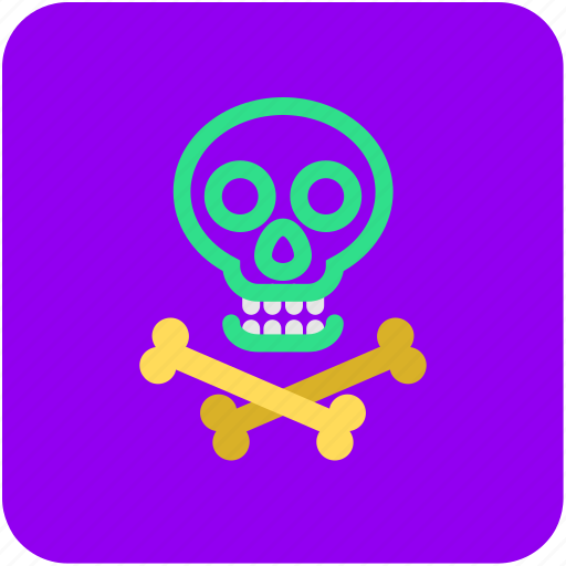 Be aware, bones, danger, skeleton, skull icon - Download on Iconfinder