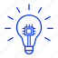 bulb, creative, idea, science 
