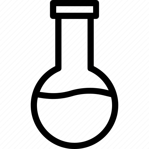 Chemistry, conical flask, erlenmeyer flask, flask, laboratory icon - Download on Iconfinder
