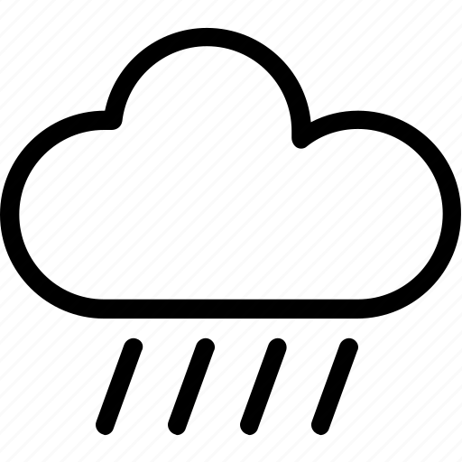Cloud, raindrops, raining, rainy weather, weather icon - Download on Iconfinder